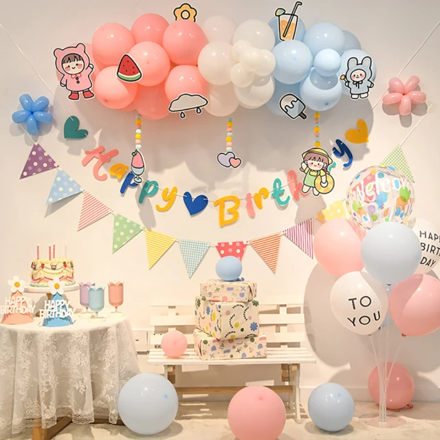 套餐六-生日派對場景佈置裝飾氣球套裝兒童玩具鋁膜氣球字母數字 歷史價格詳細信息