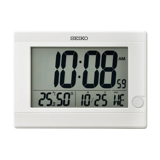 SEIKO 精工 溫溼度顯示 貪睡電子桌鐘 QHL095K 歷史價格詳細信息