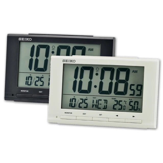 SEIKO 精工 溫溼度顯示 貪睡電子桌鐘 QHL095K 歷史價格詳細信息