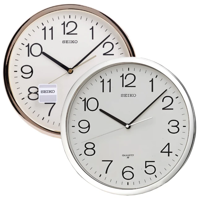 SEIKO 精工 銀色光感 雙顯示功能 溫度/溼度/日期 靜音掛鐘 時鐘(QXL013S) 歷史價格詳細信息