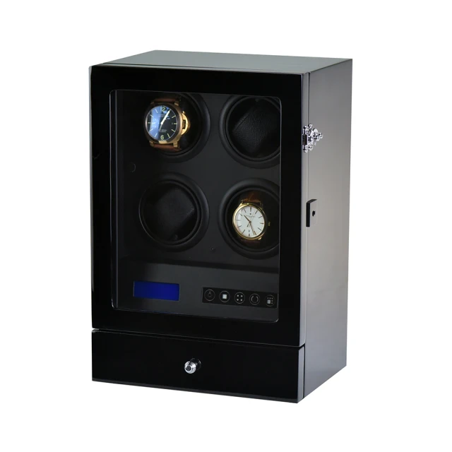 【P&W手錶自動上鍊盒】2+2支裝 5種轉速設定【大錶專用】觸控式面板 LED顯示 遙控功能 機械錶專用 歷史價格詳細信息