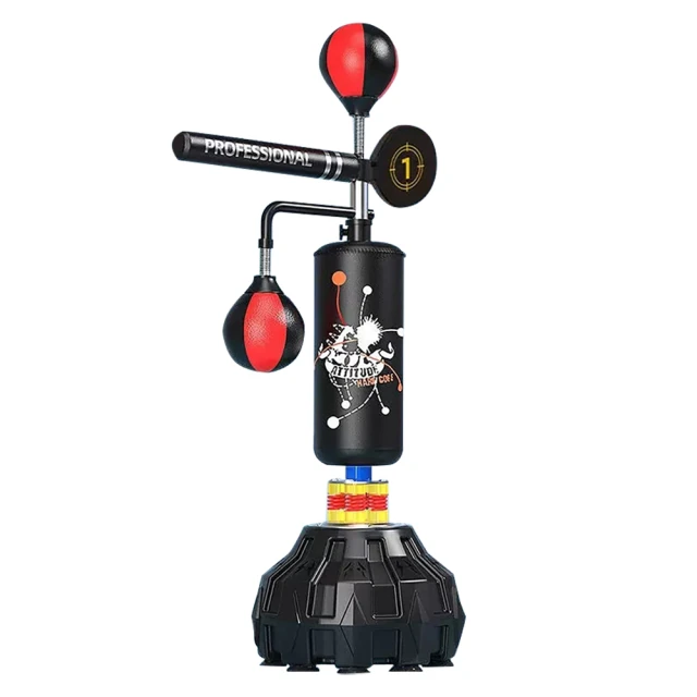 【愛倍健】超吸力加大底盤拳擊沙袋 練拳健身器(跆拳道訓練健身器材 高1.85米加粗底座加大) 歷史價格詳細信息