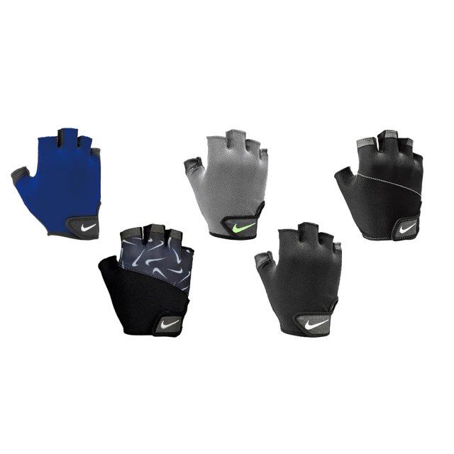 Nike 耐吉 手套 Gym Essential Glove 男款 黑白 魔鬼氈 透氣 露指 訓練 健身 運動手套 N1012315-091 歷史價格詳細信息