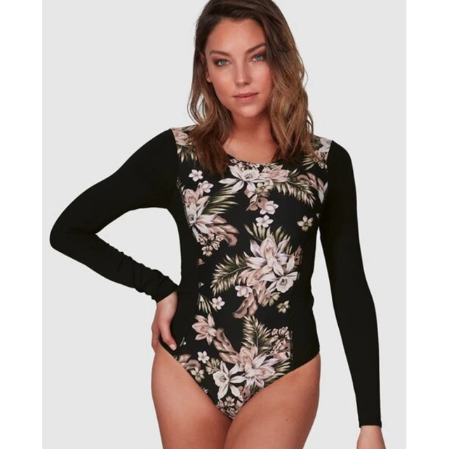 BILLABONG 女 LOVE PALMS 長袖連帽防磨外套 印花黑 6708005BLK 歷史價格詳細信息