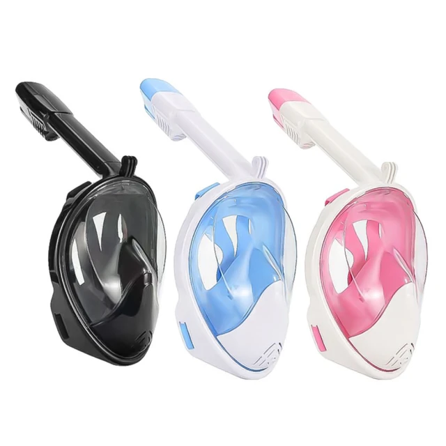 泳鏡 全罩式蛙鏡 暢遊大海 潛水浮淺面鏡組 防霧蛙鏡 游泳配件(白粉S/M.L/XL)AngelHoney天使霓裳 歷史價格詳細信息