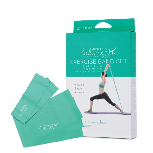 muva瑜珈舒展彈力組 (螢粉羽量級/中量級/重量級) 歷史價格詳細信息