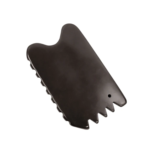 泗濱砭石刮痧板加厚玄黃天然紅砭石經絡按摩點穴面部全身通用 歷史價格詳細信息