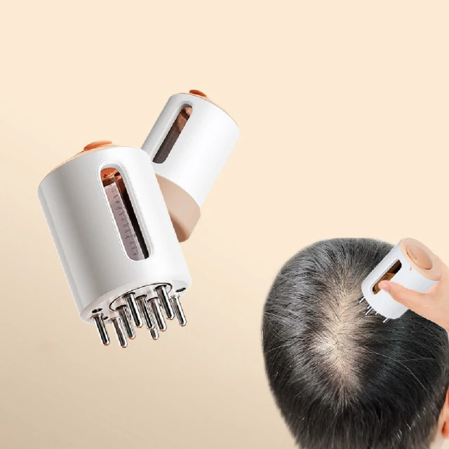 電動按摩梳導液防脫髮經絡頭部光療按摩儀護髮梳子彩光美發按摩梳 歷史價格詳細信息