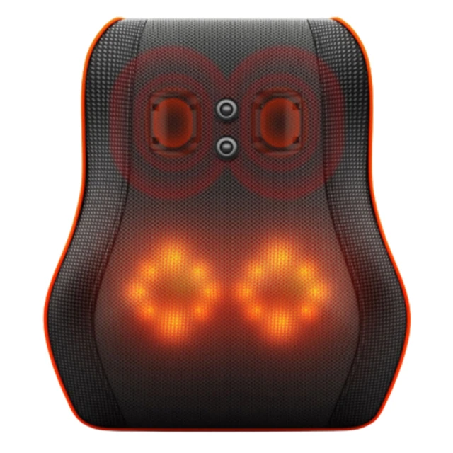 肩頸按摩枕 背部按摩器 腰部按摩器 按摩儀 六鍵加熱揉捏 按摩靠墊 熱敷按摩枕 歷史價格詳細信息