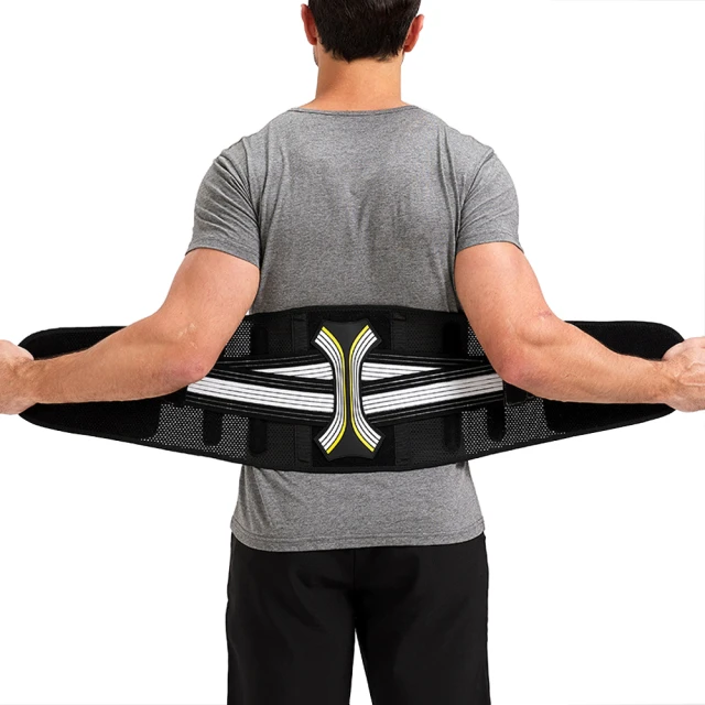 腰部支撐護腰帶彈力雙重加壓運動護腰帶X型支撐固定腰帶 歷史價格詳細信息