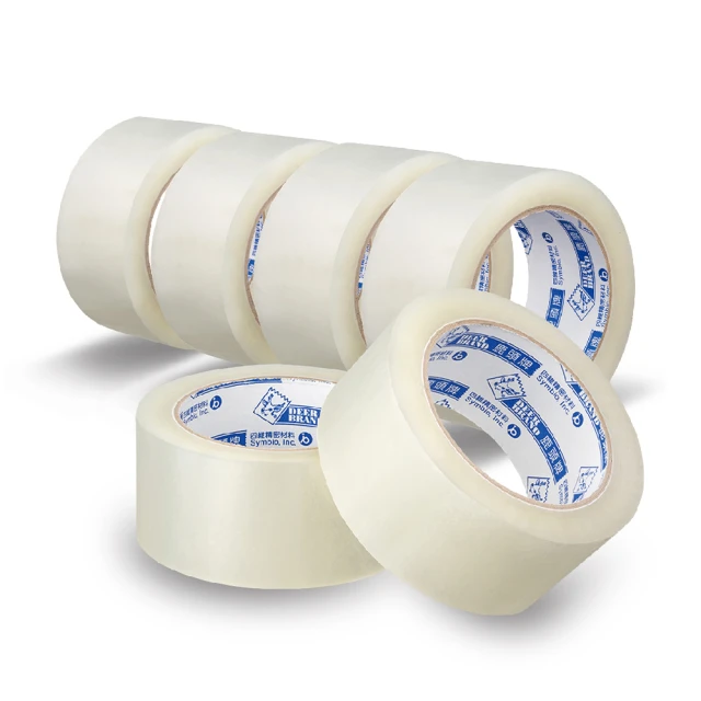 【DEER BRAND 鹿頭牌】鹿頭牌 大管芯OPP超透明包裝膠帶 48mmx40Y-6卷/束(PPS7) 歷史價格詳細信息