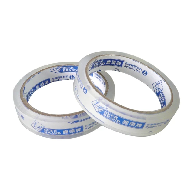 【DEER BRAND 鹿頭牌】鹿頭牌透明文具膠帶透明文具膠帶(18mm*40m         )8 卷【愛買】 歷史價格詳細信息