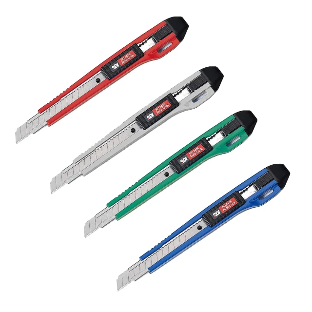 手牌 SDI 自動鎖定小美工刀【小麥購物】24H出貨台灣現貨【G338】美工刀 刀 裁紙刀 文具 工具刀 專業美工刀 歷史價格詳細信息