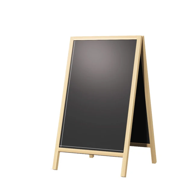 黑板 商用廣告黑板 小黑板 廣告黑板 廣告立牌 告示牌 實木支架式黑板 歷史價格詳細信息
