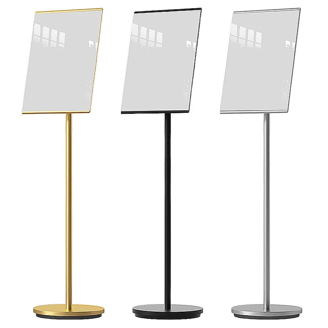 廣告牌展示架斜面落地三角雙面海報促銷折疊架子kt板手提立式防風 歷史價格詳細信息