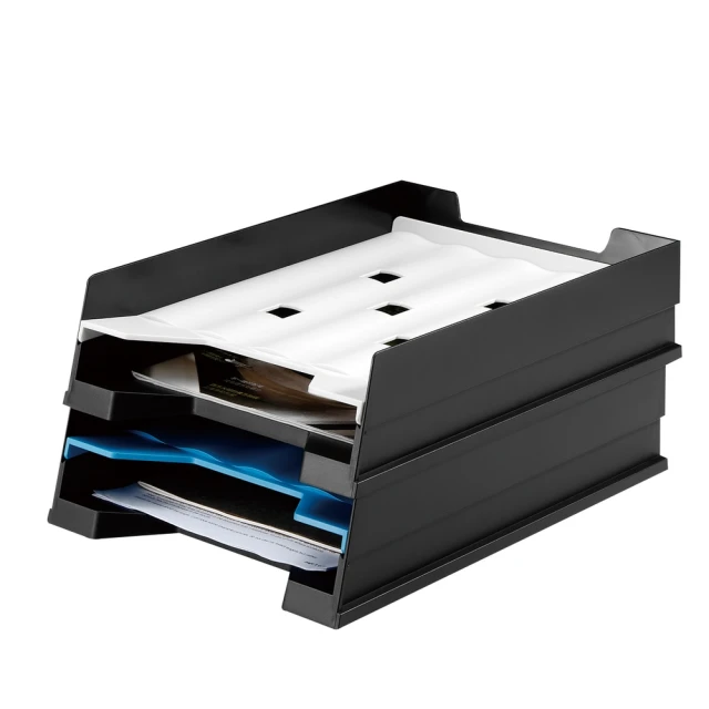 雙鶖Flying 摩登可堆疊三層公文架/LT-1028/混色出貨 歷史價格詳細信息