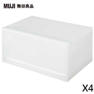 【MUJI 無印良品】PP資料盒/橫式/薄型/2個/白灰 歷史價格詳細信息