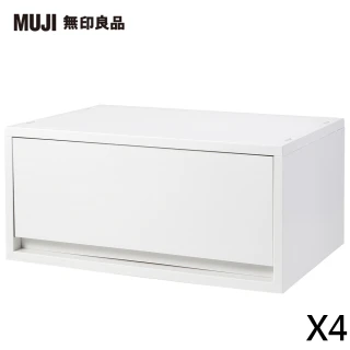 【MUJI 無印良品】PP資料盒/橫式/薄型/2個/白灰 歷史價格詳細信息