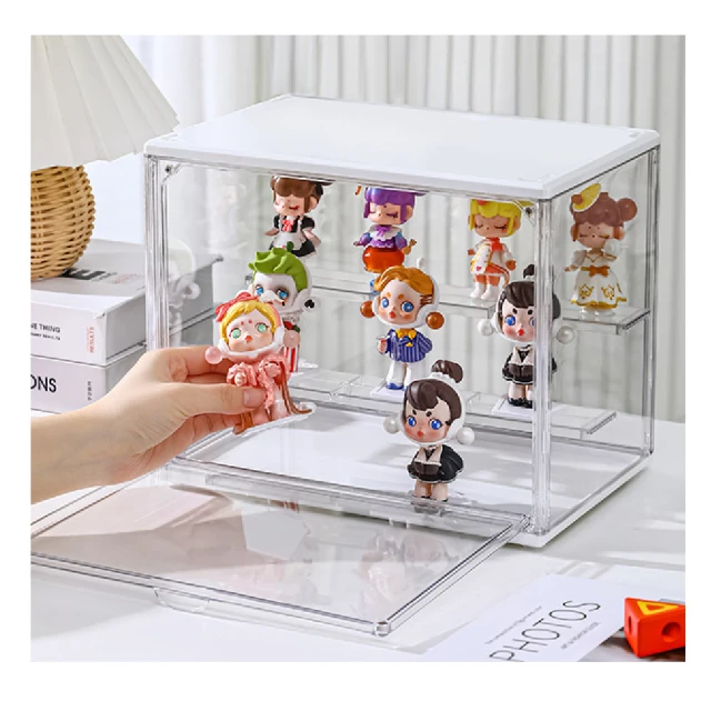 階梯公仔收納盒  收納盒 公仔收納展示櫃 盲盒收納 公仔盒 展示櫃 展示盒 透明公仔收藏盒 置物 公仔收納盒 模型展示盒 歷史價格詳細信息