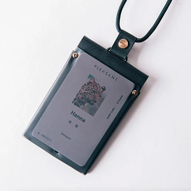 證件套  感應透明吊牌工作牌胸牌硬殼帶掛繩工作證卡套證件套門禁卡飯卡公交卡保護套學生校卡掛脖PVC胸卡工牌IC定制  露 歷史價格詳細信息