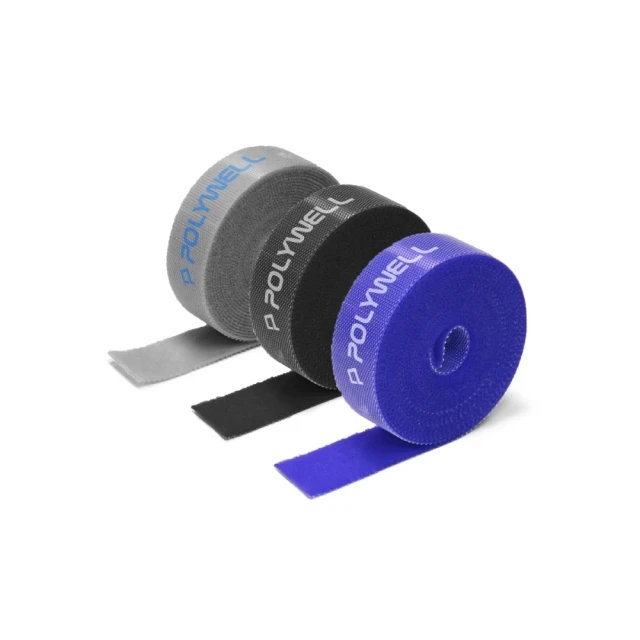 POLYWELL 魔鬼氈束線帶 藍色 2x500cm/ 同色三入 歷史價格詳細信息