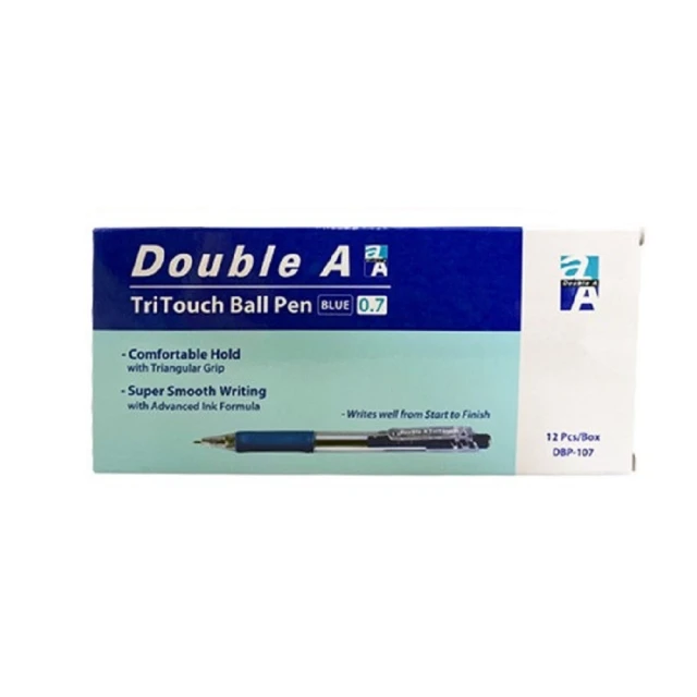 Double A按壓式滑溜原子筆 DBP-107 紅/黑/藍 0.7mm 圓珠筆 書寫筆｜史泰博EZ購 歷史價格詳細信息