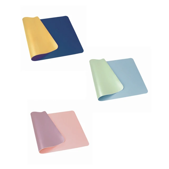 【ABEL】雙色PU皮質桌墊45x90cm-蔚藍+橘黃 歷史價格詳細信息