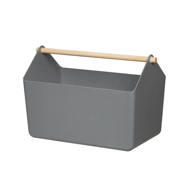 【LITEM 里特】高質感原木手把 可堆疊收納盒/灰(整理盒/分類盒/小物收納/收納籃/放式收納盒) 歷史價格詳細信息