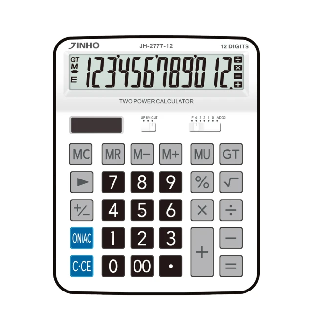 【JINHO 京禾】12位元 雙電源極簡系列計算機JH-2671-B(經典藍) 歷史價格詳細信息