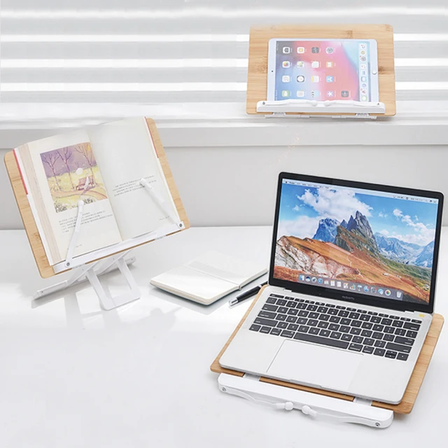 閱讀架木質書架書法臨帖學生讀書放書老師看書翻書電腦書本閱讀神精選締造 歷史價格詳細信息