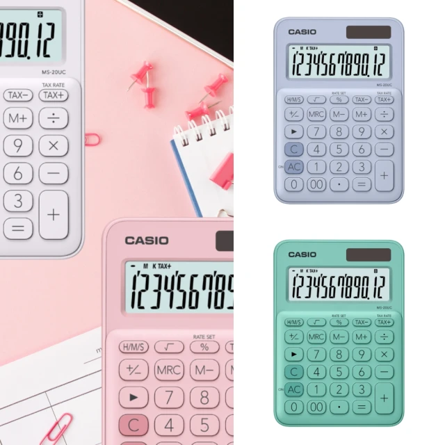 卡西歐 CASIO / MS-20UC-L-CBK / 透明計算機 [ 官方直營 ] 歷史價格詳細信息