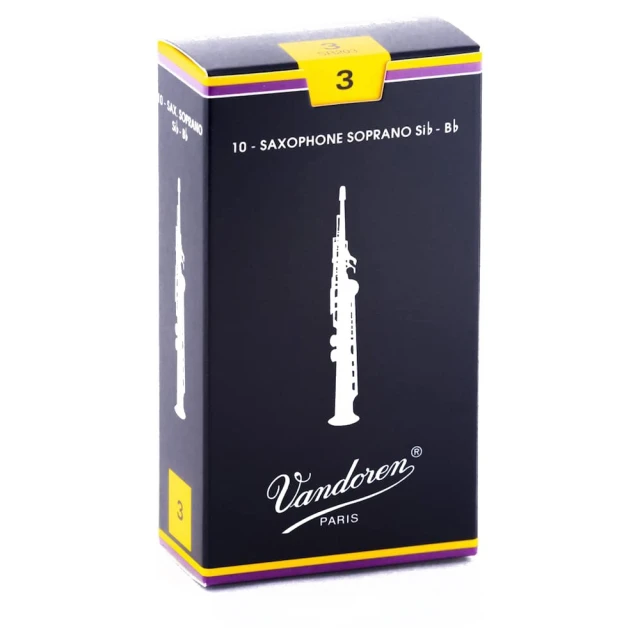 法國 Vandoren 高音薩克斯風 藍盒竹片 Soprano Sax Reeds 簧片【凱傑樂器】 歷史價格詳細信息