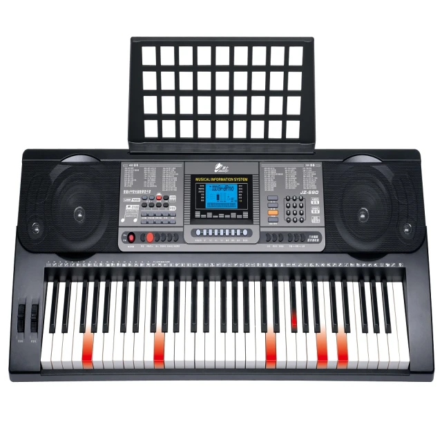 【JAZZY】JZ-680 61鍵魔光電子琴 可連接手機、平板、電腦教學(MIDI功能、力度感應、電鋼琴標準鍵) 歷史價格詳細信息