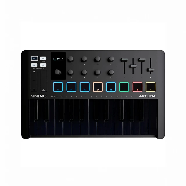 Arturia MiniLab 3 Black Edition MIDI鍵盤 原廠保固5年 歷史價格詳細信息