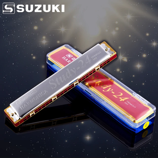 【SUZUKI 鈴木】Study-24 鈴木 24孔 複音口琴-C調(口琴) 歷史價格詳細信息