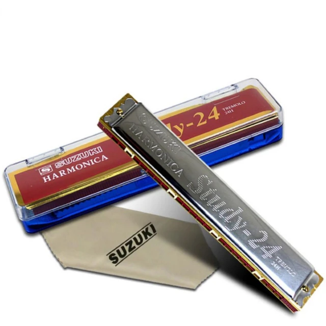 SUZUKI鈴木口琴正品專業演奏級24孔C調復音初學者入門男士 歷史價格詳細信息