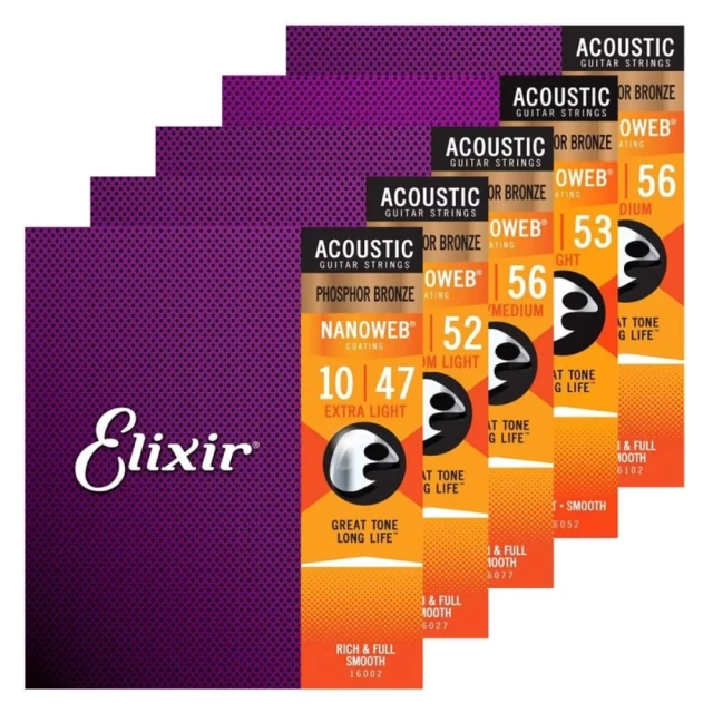 【ELIXIR】Nanoweb 磷青銅 薄包覆 12-53 民謠吉他弦(公司貨保證) 歷史價格詳細信息