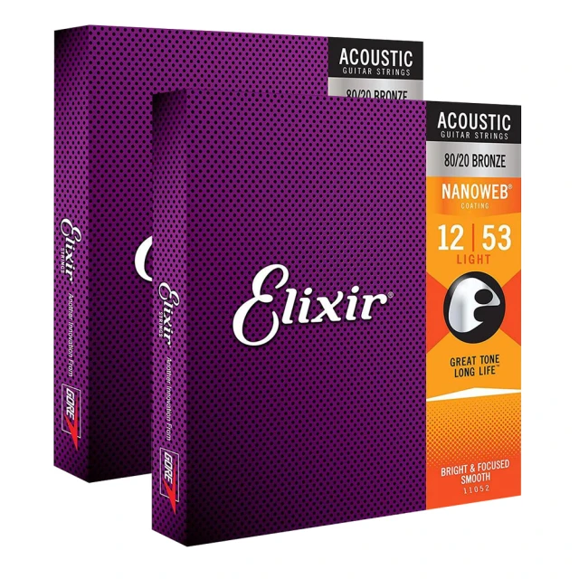 Elixir 16052 (12-53) 薄膜 磷青銅 NANOWEB 民謠吉他弦【硬地搖滾】全館$399免運！ 歷史價格詳細信息