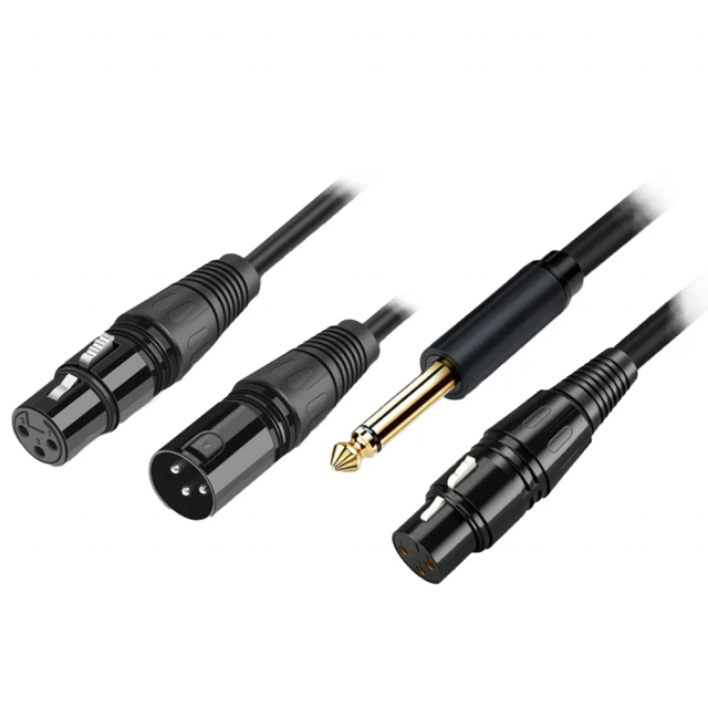 6.3mm(公) 轉 XLR(母) 卡農接頭 立體聲音訊麥克風連接線 5M 歷史價格詳細信息