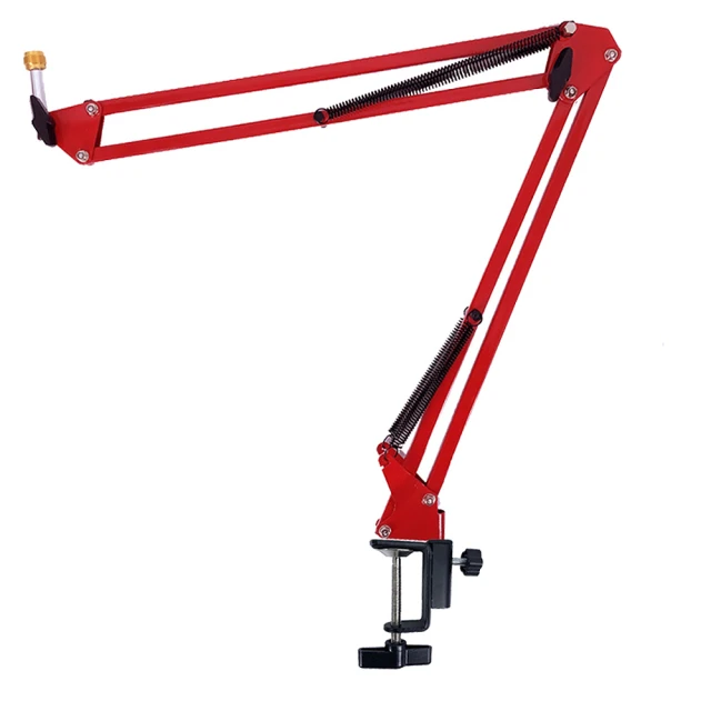 【贈麥克風夾 免運費！雙色】桌面麥克風架 麥克風架 麥克風支架 懸臂支架 麥克風配件 錄音配件 可伸縮 直播 黑色白色 歷史價格詳細信息