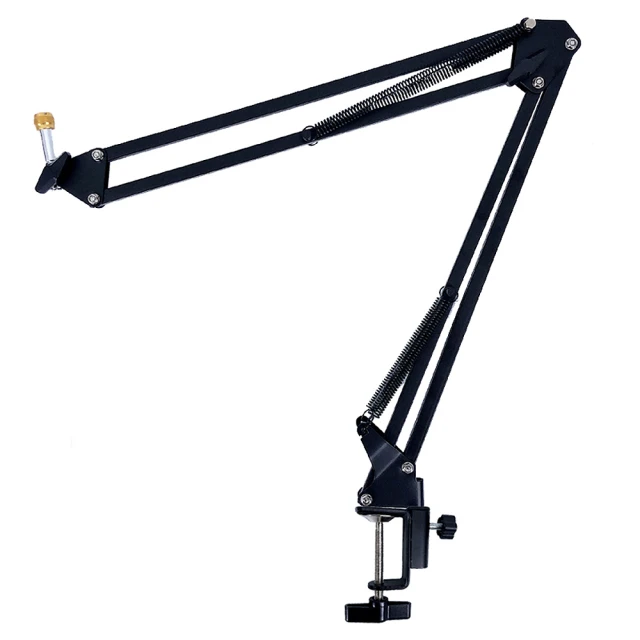 【贈麥克風夾 免運費！雙色】桌面麥克風架 麥克風架 麥克風支架 懸臂支架 麥克風配件 錄音配件 可伸縮 直播 黑色白色 歷史價格詳細信息