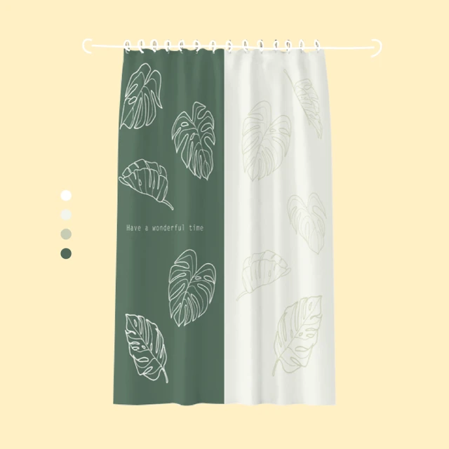 【All In Home 窩在家】創意日式設計文創加厚防霉 浴簾(附掛環) 歷史價格詳細信息