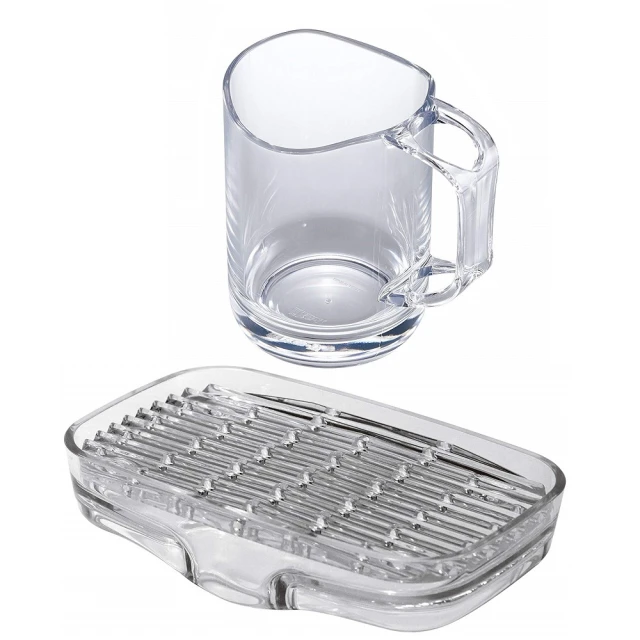 【like-it】 可瀝水波浪漱口杯-共2色 歷史價格詳細信息