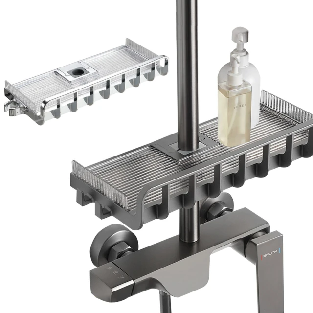 SUNLY 浴室免打孔瓶罐收納掛籃 花灑水龍頭置物架 歷史價格詳細信息