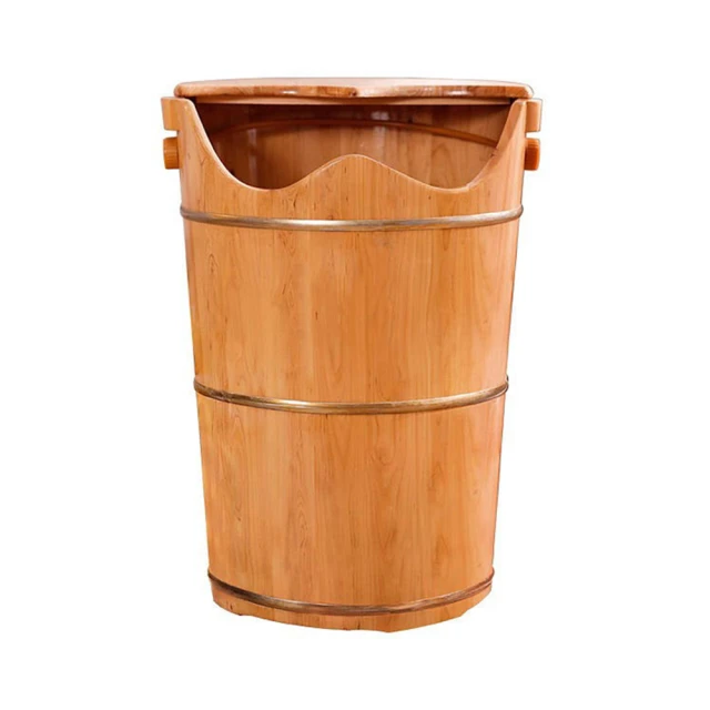 水天一方 家用40CM足浴盆柏木泡腳木桶(足浴桶/洗腳盆/泡腳桶/高桶泡腳) 歷史價格詳細信息