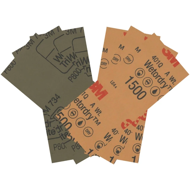 【3M】高耐磨乾濕雙用砂紙組合-手握式砂磨架專用-80/120號-各3張 歷史價格詳細信息