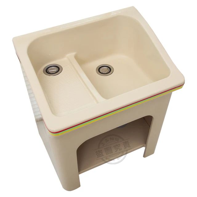 【Abis】新式特大雙槽塑鋼水槽 洗衣槽 洗手台-白烤漆腳架(1入) 歷史價格詳細信息