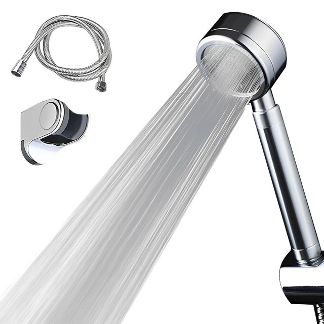 【家庭衛浴】高質感槍灰三檔調節蓮蓬頭套組(免打孔 花灑 淋浴 按摩 噴頭 增壓蓮蓬頭) 歷史價格詳細信息