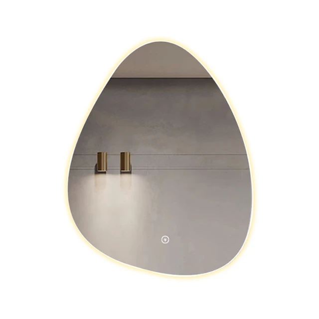 LED化妝鏡 浴室美妝鏡 壁掛伸縮梳妝鏡 帶燈圓鏡 補光掛鏡 衛生間智能鏡子 美容鏡（銀色） 歷史價格詳細信息