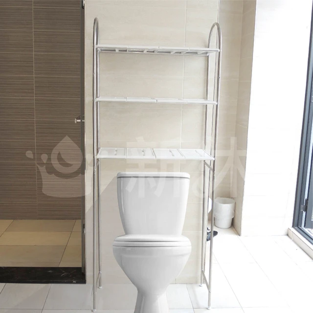 不鏽鋼馬桶置物架 #304 馬桶收納架 浴室收納層架 三層架 不銹鋼置物架 歷史價格詳細信息